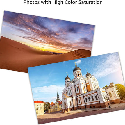 100 Sheets 5x7 Inch Premium Glossy Photo Paper 200GSM 53lb Size (127×178mm) for Printer Picture Printer Paper Glossy White Photo