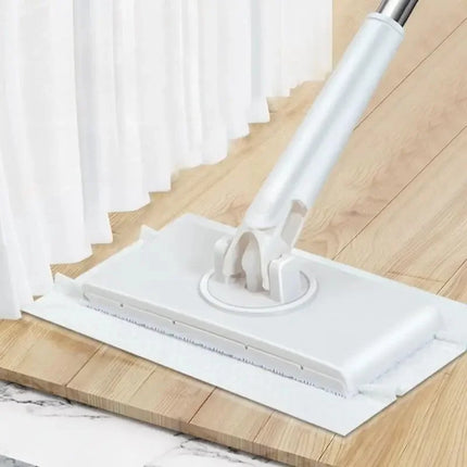 Practical cleaning tool with cloth clip and long handled tissue mop, suitable for household hygiene, bathroom walls and floors