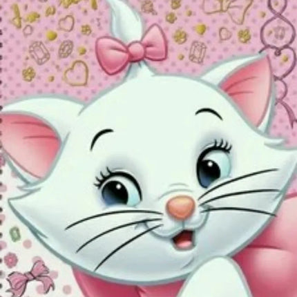 The Aristocats Photography Backdrop For Birthday Party Supplies Marie Photo Backgrounds Pink Marie Cat Theme Baby Shower Banner