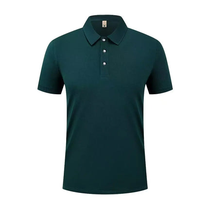 Women's Basic Solid Color Short-Sleeved POLO Shirts Summer Knitted Tops Daily Casual Models Can Be Machine Washed and Dry Clean