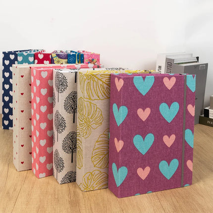 Linen Printed Photo Album Book, 200 Pockets 4×6 Inch, Memory Album for Wedding, Baby, Family and Anniversary Collection