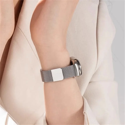 Milanese Magnetic Adjustable Metal Stainless Steel Braided Women's Mi 9 Strap for Xiaomi 8/9/10 Bracelet Strap
