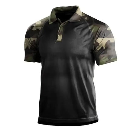American Flag Pattern Polo Shirt For Men Colorful 3D Printed T-Shirts Outdoor Fashion Casual Sport Loose Street Lapel Tops Tees