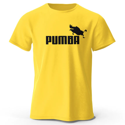 Joke The Pumba Printed Men's T-Shirt 100_ Cotton Oversized Funny Graphic Tees for Men Summer Tops Fashion Printed