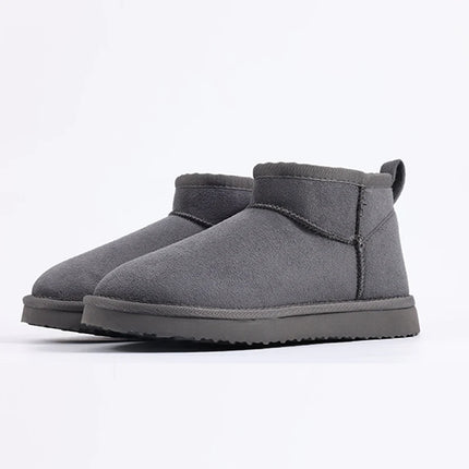 Comwarm Winter Fuzzy Snow Boots Women Fashion Brand Plush Short Ankle Boots Indoor Cotton Women Shoes Fur Home Women Mini Boots