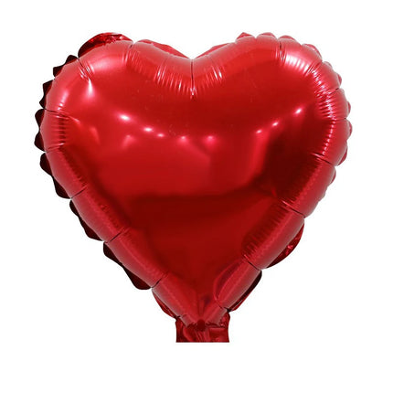 5/10/18 Inch Aluminum Foil Balloons For Weddings Valentine's Day Decorations Heart-shaped Aluminum Foil Wedding Room Decoration