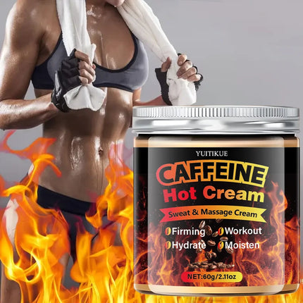 60g Caffeine Thermal Massage Moisturizing and Firming Moisturizing Cream for Face and Body, Ideal Exercise, Enhanced Moisturizin