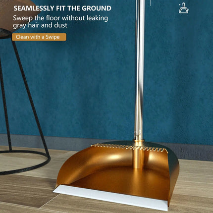 Dustpan And Broom Set Cleaning Sweeping Duster Tool Broom And Dustpan Set for House Kitchen Keyboard Indoor Outdoor Floor Dorm