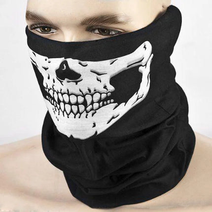 Halloween Mask Horror Skeleton Chin Mask Skeleton Performance Party Dress Up Real CS Masks