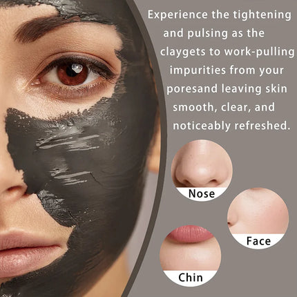 Peel-off blackhead mask for deep pore cleansing, minimizing pores, acne and blackhead removal cream, gel skincare