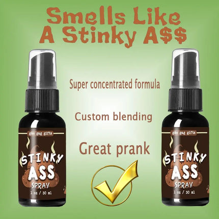 Joke Gag Prank Novelties  Stinky Gas Ass-Smelly Liquid Fart Spray Can Stink