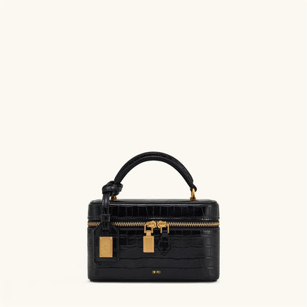 JW PEI Blue Textured Leather Crossbody Bag for Women,Designer Shoulder Purse, Chic Commuter Handbag Fashion Box Bag