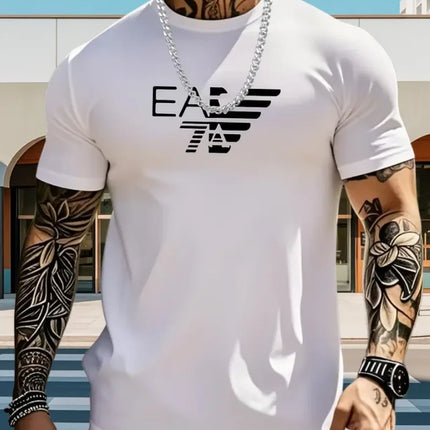 new style Fashionable Bestseller - Loose-Fitting Round-Neck Summer Cotton T-Shirt for Men and Women, Stylish and Breathable Top