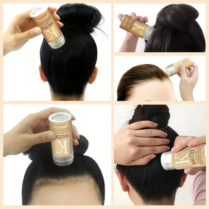 2/5Pcs Hair Wax Stick For Kids Women Slick Back Brushes Gel Pomade for Little Girls Toddler Flyaway Hair Wig Styling Accessories