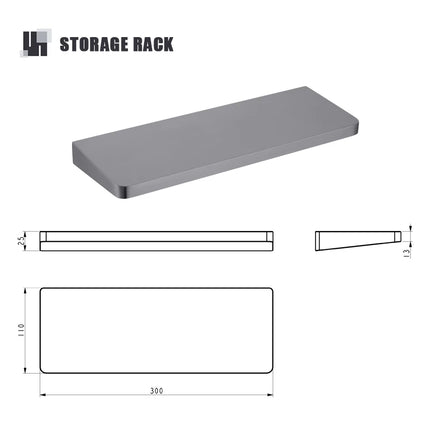 Gunmetal Stainless Steel Bathroom Hardware Towel Rack Toilet Paper Holder,Toilet Brush,Robe Hook Towel Bar Holder Grey Stainless