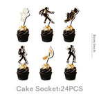 24pcs Cake Topper