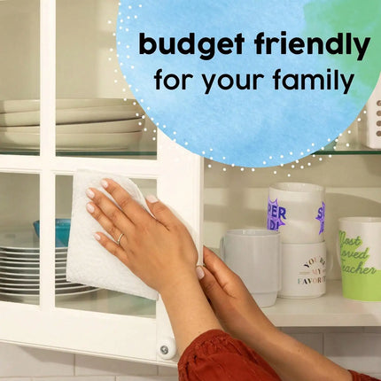 Essentials Select-A-Size Paper Towels, White, 2 Triple Rolls = 6 Regular Rolls (Packaging May Vary)