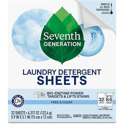 Laundry Detergent Sheets Lavender 64 Loads Eco Friendly Hypoallergenic Travel Laundry Sheets for Sensitive Skin Lightweight Plastic Free Laundry Detergent
