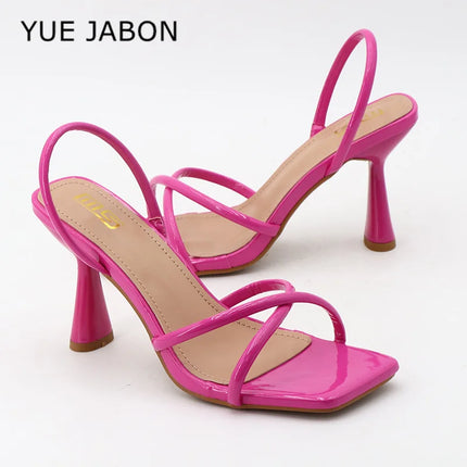 Nude Shoes Slippers Heels Beige Heeled Sandals Rubber High Heel Slippers Women Slides High Black White 2026 Shoes Women
