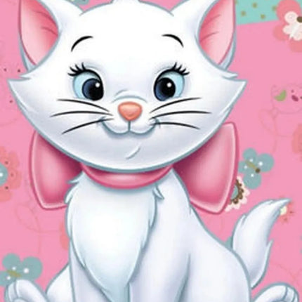 The Aristocats Photography Backdrop For Birthday Party Supplies Marie Photo Backgrounds Pink Marie Cat Theme Baby Shower Banner
