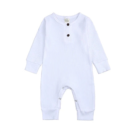 2026 Baby Boy Romper Girl Outfits Playsuit Summer Wear Cotton Infant Thin Jumpsuit Ribbed Clothes Knitted Stretch Toddler Onesie