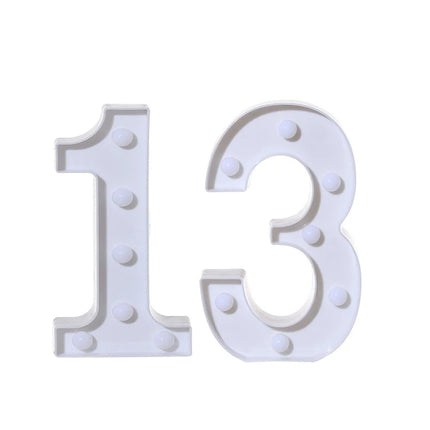 2Pcs Number 16 18 21 30 Led Light String Happy Birthday Party Decoration Wedding Anniversary Adult Birthday Party Gift Light Led