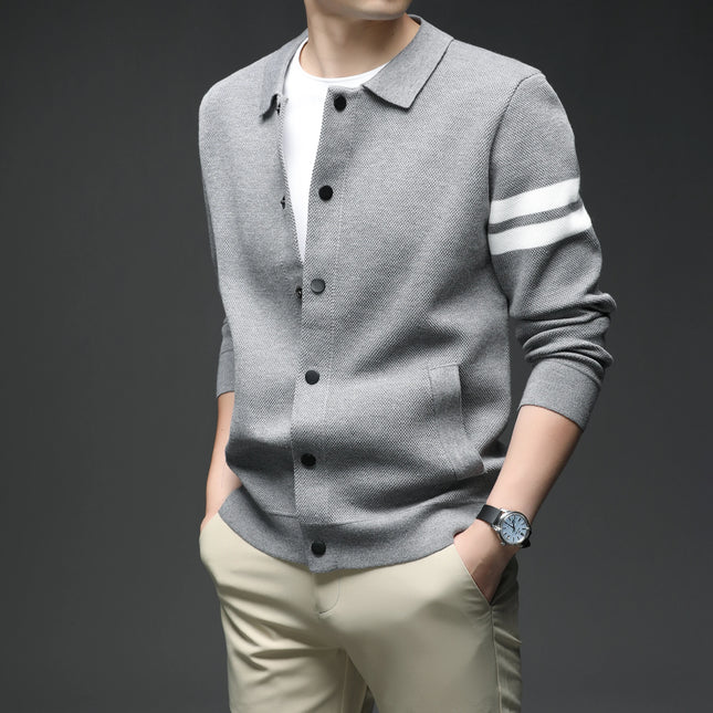 2025 autumn and winter high-quality semi high neck sweater as a base layer, men's winter new style, inner warm sweater