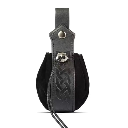 Medieval Viking Waist Bag Retro Drawstring Purse Pouch  Coin Pouch Portable Coin Purse for Renaissance Fairs LARP Cosplay Party