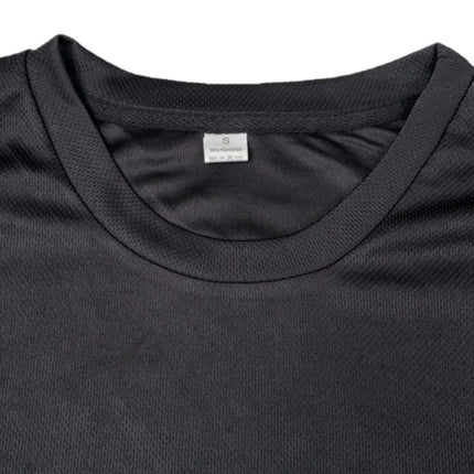 Men's letter-print T-shirt - Casual round-neck short-sleeved shirt - Striped sleeve sport shirt - Fashion T-shirt