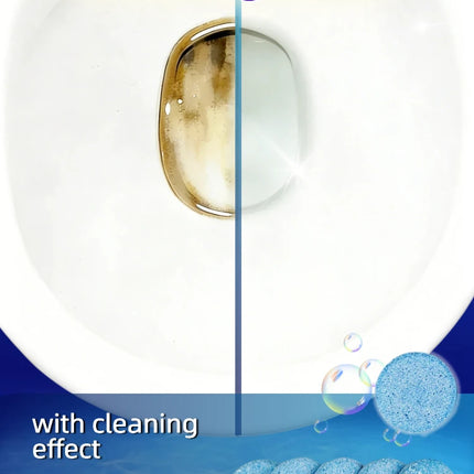 12/30/60pcs Toilets Cleaning Effervescent Tablet Toilet Cleaner Deodorant Remover Urine Stain Yellow Dirt Home Batnroom Cleaning