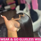 Natural Color / 20inches / 250%|13x6 Glueless Wig|United States