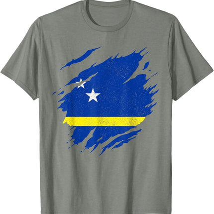 Curacao Flag Pride Caribbean T-Shirt 2026 New Arrival - Stylish Men's Apparel - Jersey
