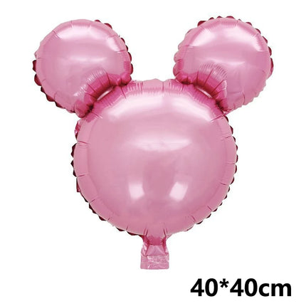 16inch pink blue gold Mickey Head Foil Balloons Children Birthday Party Decoration Supplies Shower Cartoon Balloon