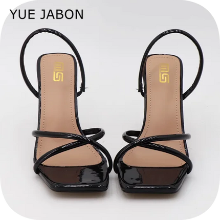 Nude Shoes Slippers Heels Beige Heeled Sandals Rubber High Heel Slippers Women Slides High Black White 2026 Shoes Women