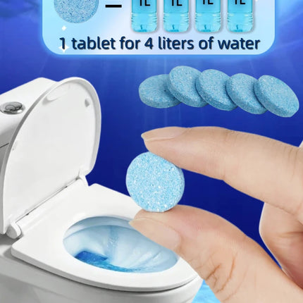 12/30/60pcs Toilets Cleaning Effervescent Tablet Toilet Cleaner Deodorant Remover Urine Stain Yellow Dirt Home Batnroom Cleaning
