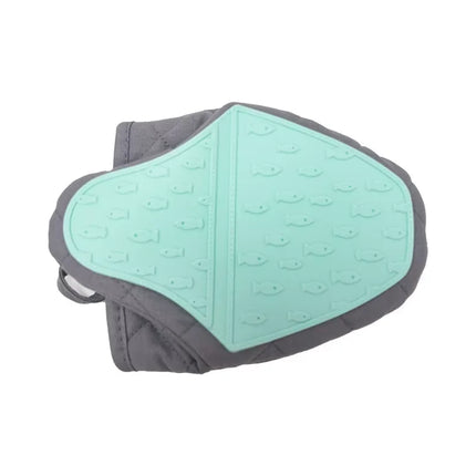Silicone Anti Scald Gloves Oven Gloves Kitchen Tool Silicone Gloves Fish Shape Tray Dish Bowl Holder Oven Handschoen Hand Clip