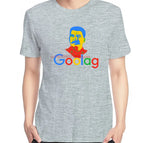 gray Cotton T-shirt / L