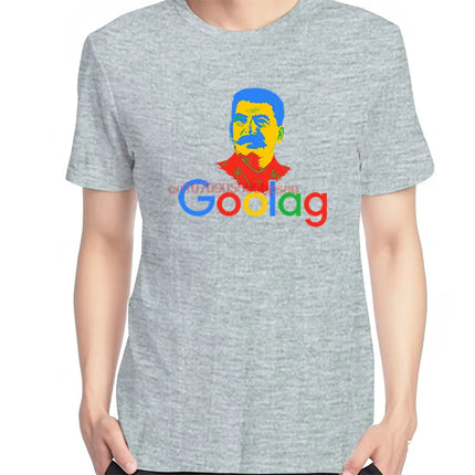 Men's Cotton Graphic Tee Short Sleeve Funny Goolag Ussr Stalin Artsy Awesome Shirt New Arrival Top Quality Vintage Style