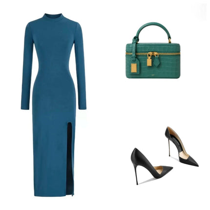 JW PEI Blue Textured Leather Crossbody Bag for Women,Designer Shoulder Purse, Chic Commuter Handbag Fashion Box Bag