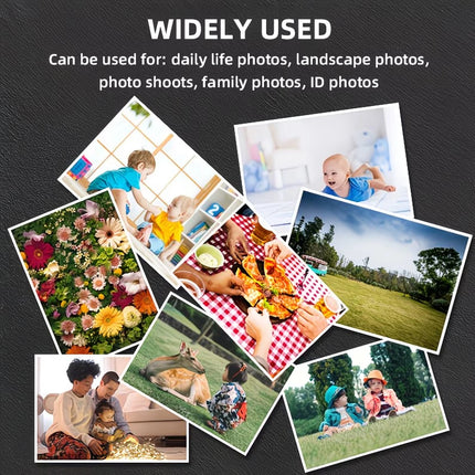 180g/200g/230g 100 Sheets 4x6" Photo Paper, 10.2cmx15.2cm Premium Glossy Photo Paper Picture Paper Printer Brochure Paper Glossy