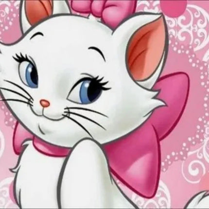 The Aristocats Photography Backdrop For Birthday Party Supplies Marie Photo Backgrounds Pink Marie Cat Theme Baby Shower Banner