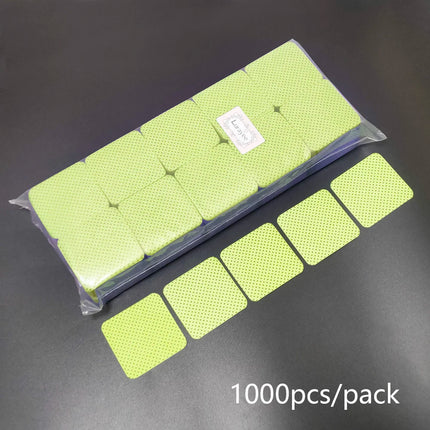 1000pcs Lint Free Nail Wipes Nail Polish Remover Pads Absorbent Soft Eyelash Extension Glue Cleaning Wipes Removal Manicure Tool