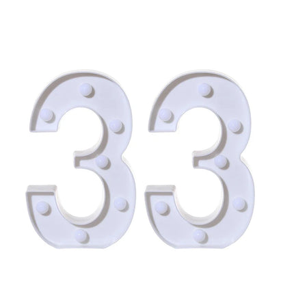 2Pcs Number 16 18 21 30 Led Light String Happy Birthday Party Decoration Wedding Anniversary Adult Birthday Party Gift Light Led