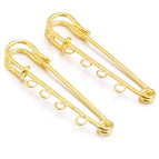 50mm 5 Loops 10pcs / silver