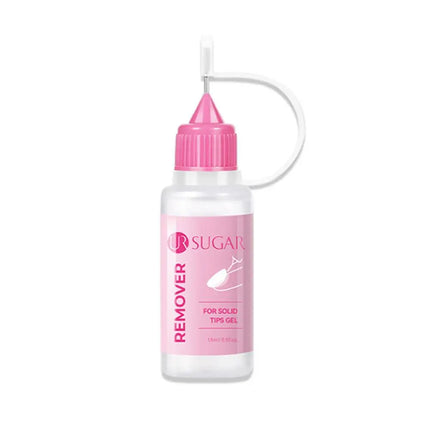 Needle Tube Nail Glue Remover for Press on Nails, Fast Acting Dissolver Liquid for UV Gel Tape, Solid Glue & Acrylic Nails