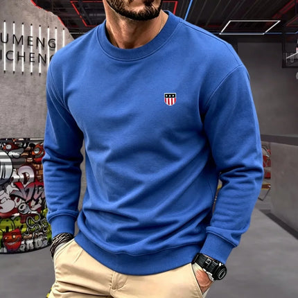 100% pure cotton high-end brand men's long sleeve polo shirt autumn winter fashionable luxury embroidery golf top casual T-shirt