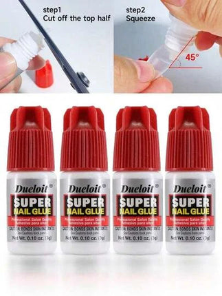 Press-on nails glue with UV light quick-drying transparent nail polish glue