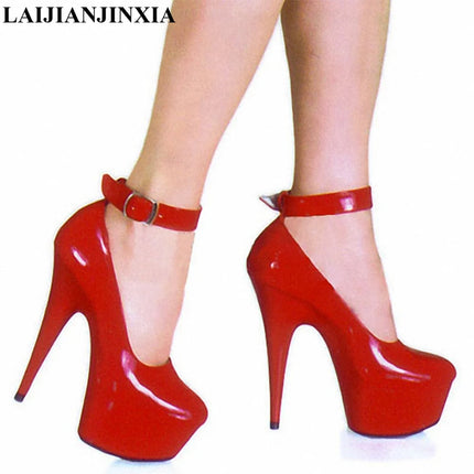 New 13CM/5inches PU Upper Fashion Sexy Exotic High Heel Platform Party Women Pumps Pole Dance Shoes D127