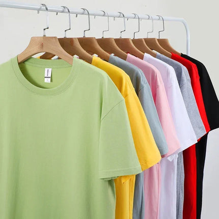 Men's Adidog Printed T-Shirt 100% Cotton Oversized Funny Graphic Tees for Men Women Summer Tops