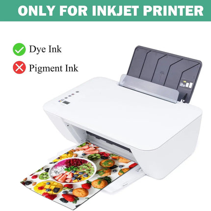 4R Glossy Photo Paper, 4 "X 6" Inkjet Photo Printer Paper, Picture Paper for Photos, Calendars, Brochures, Cards, Menus, 230gsm